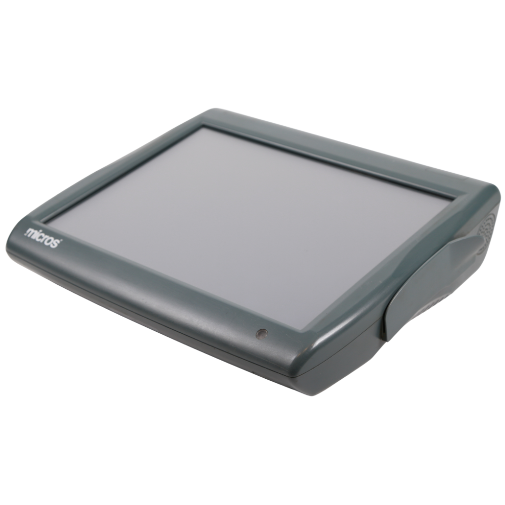 Micros Workstation 5A, 15" Touch Display, Speakers, MSR, Charcoal, 400814-104