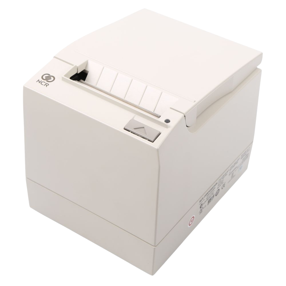 NCR RealPOS 7197 Thermal Receipt Printer; 80MM, Knife, RS232 and USB Interfaces, Beige, 7197-1001
