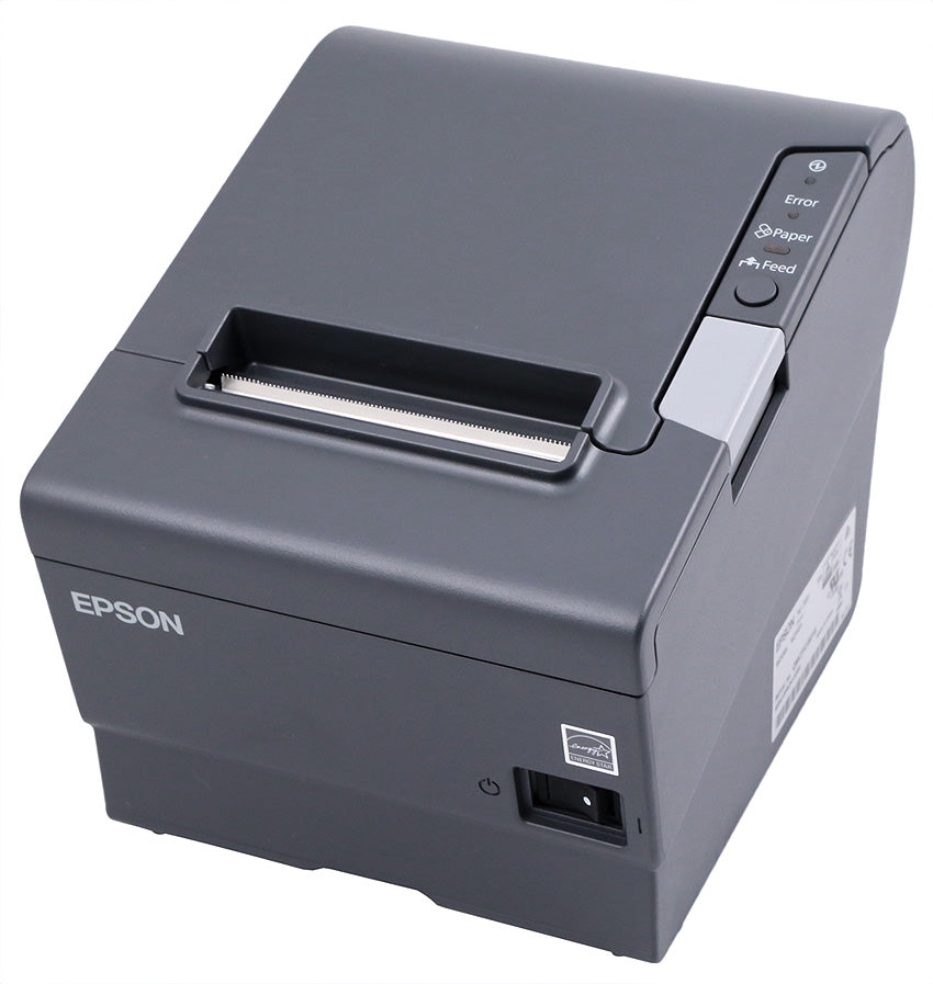 Epson T88V Thermal Printer, Built-In USB I/F + Secondary I/F Selection, Energy Star, EDG/ Charcoal, TM-T88V-C