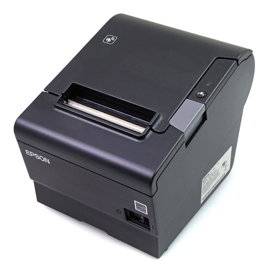 Epson OmniLink TM-T88VI Single-Station Thermal Receipt Printer; Built-In USB / Ethernet, Black, TM-T88VI-B